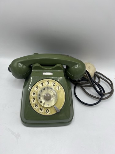 Telefono fisso vintage disco - telefono, a