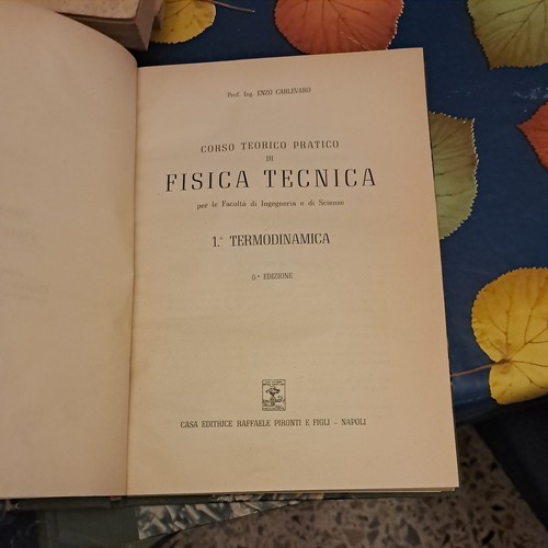 Fisica tecnica volume - fisica, 1
