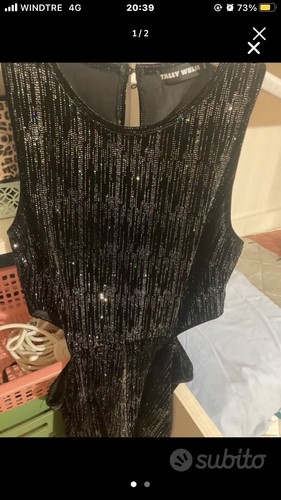 Vestito elegante nero - vestito,