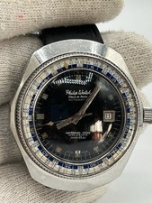 Vintage ‘60 Philip Watch Caribbean Ref.708 Professional 1000mt Skin Diver BLACK