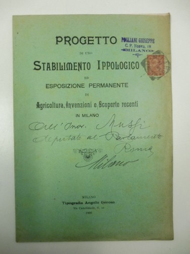 Pogliani giuseppe progetto di - progetto,