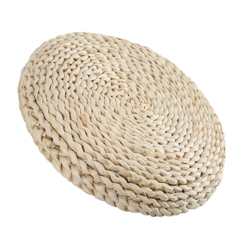 Pouf rotondo naturale - pouf,