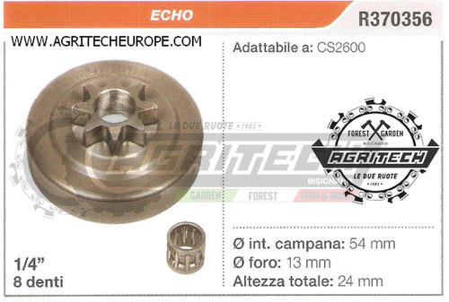 Pignone campana frizione - pignone,