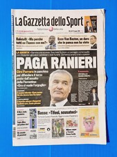 GAZZETTA DELLO SPORT 19 MAGGIO 2009 IVAN BASSO-VAN BASTEN-BALOTELLI-RANIERI