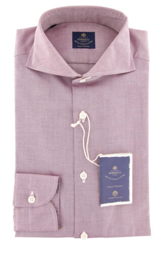 Camicia viola luigi borrelli - borrelli,