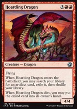 MTG 2x HOARDING DRAGON EXC -