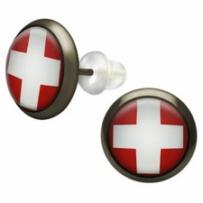 1 Paio di Orecchini Cabochon