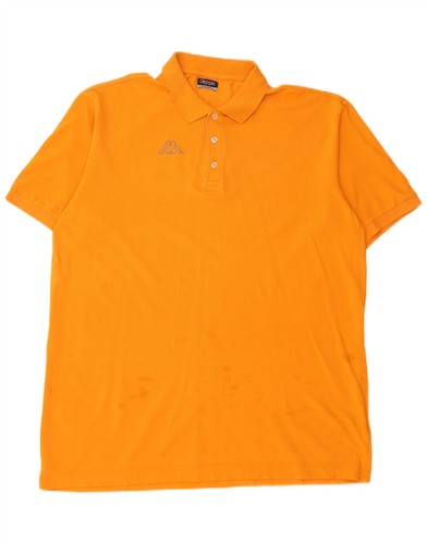 Polo uomo kappa 3xl arancione - 3xl,
