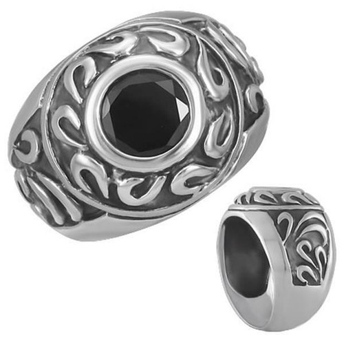 Anello vintage acciaio - in,