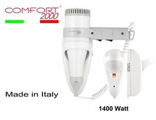 Asciugacapelli da parete a muro per hotel albergo alberghi phon bagno