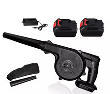 Soffiatore 2 Batterie Per Foglie Velocità Aria Regolabile Batteria 48V Bricolage