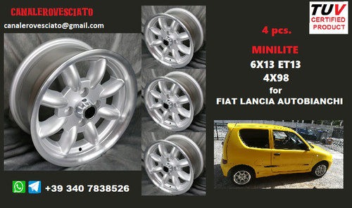 Cerchi lega minilite - lega, 4x98