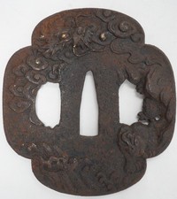 Spada giapponese Tsuba guardia