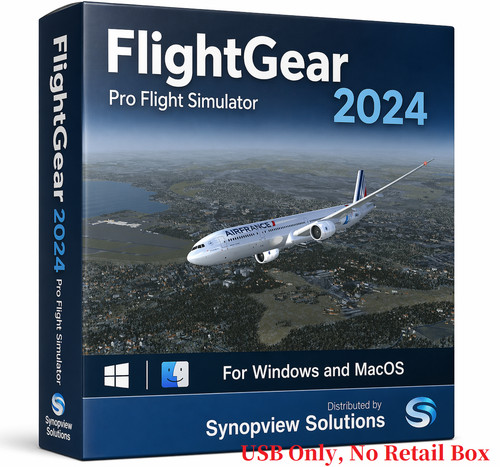 Flight gear 2024 - gear, simulatore