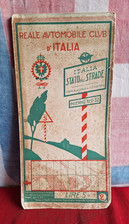 Cartina Stradale Reale Automobil Club d'Italia 1931-1932 Ventennio Ww2