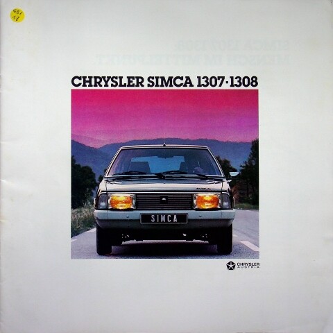 278222 chrysler simca 1307 - chrysler,