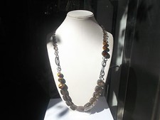 Collana in PIETRE DURE Agata Fumè - Semiprecious Stone Necklace