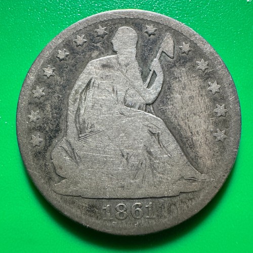 1861 mezzo dollaro - 1861-o, seduto
