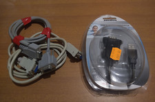 Convertitore porta Seriale RS-232  Maschio  -  USB + cavi 9 PIN M/F e F/F
