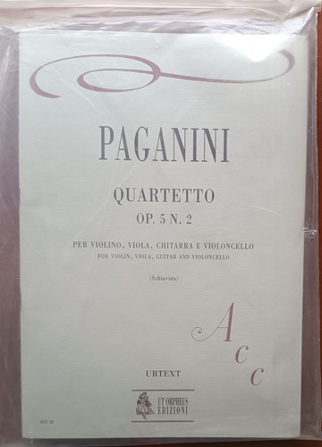 Paganini quartetto n 2 - quartetto, op.5