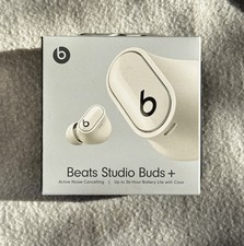 Beats Studio Buds +, come nuovi, auricolari colore avorio, con garanzia
