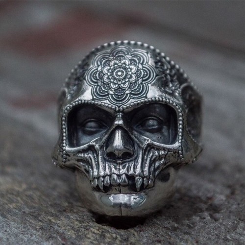 Anello biker santa muerte con - muerte,