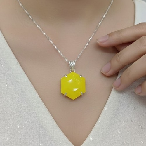 Collana opale ciondolo - collana,
