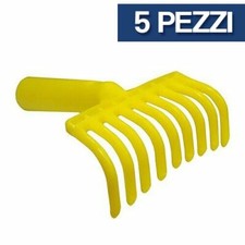 RASTRELLO 9 DENTI PER RACCOLTA OLIVE NOCCIOLE IN PLASTICA FORATO 5 PEZZI 16451/5