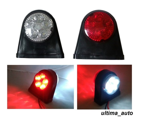 Bianco rosso 12v - bianco,