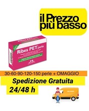 Ribes Pet perle cane gatto vari formati per dermatiti,eccessiva perdita di pelo 