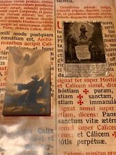 LOTTO RELIQUIE San Francesco: ex vestiubo e benedizione di San Francesco a Fra Leone