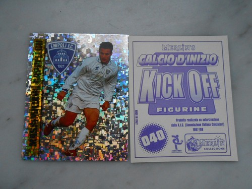Figurina calcio inizio kick - figurina,