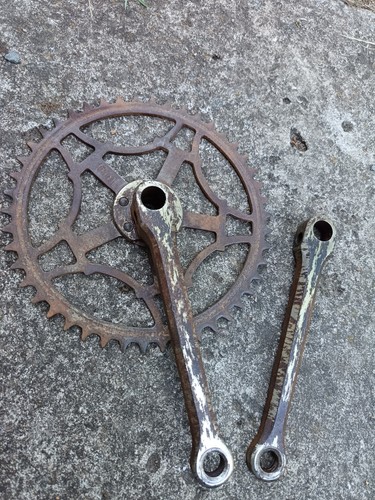 Pédalier terrot vélo ancien - pédalier,
