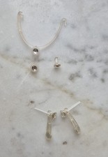 Barbie Pink and Pretty Crystal 80s jewels set parure gioielli goccia ?