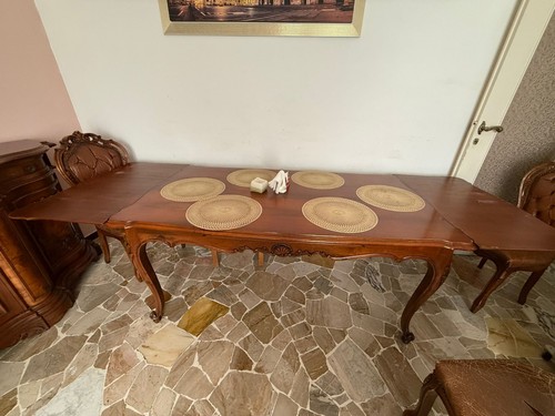 Tavolo allungabile vintage con - tavolo,