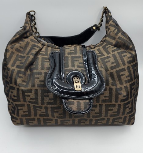 Borsa fendi fibbia zucca - b,