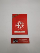Libretto accessori Alfa Romeo anno 1992