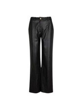 Pantaloni Liu jo modello dritto a vita alta, da donna colore Nero.