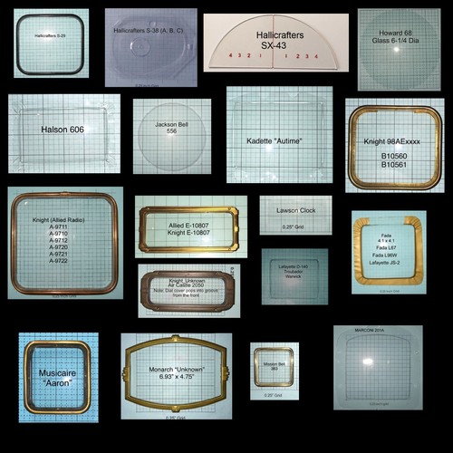 Antico copri quadrante radio