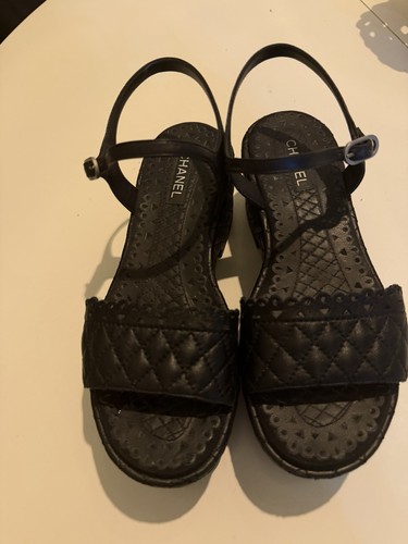 Sandali chanel neri con - neri,