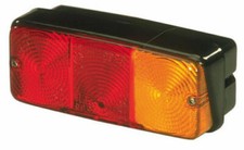 FANALE POSTERIORE 3 LUCI PER TRATTORI CARRELLO APPENDICE RIMORCHIO DX (20232)