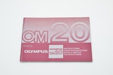 MANUALE OLYMPUS  OM20 - In lingua Inglese, Tedesca, Francese e Spagnolo  - USATO