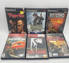 Lot Of 6 Ps2 Games War Games