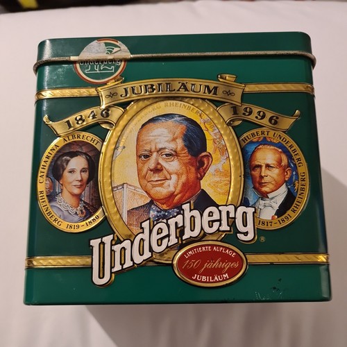 Underberg tin 1996 empty - tin,
