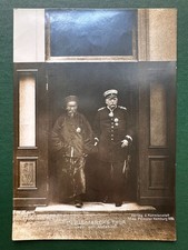 autentica fotografia 1896 del cinese Li Hung Chang e Bismarck incontro Germania