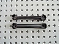 Lego 2 x Technic Asta Sterzo Testa Sferica 2739a Senza Stopper Nero 1x6 9398 41999