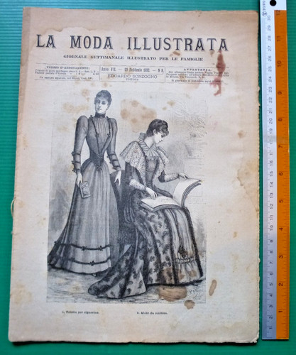 Moda illustrata giornale - moda,