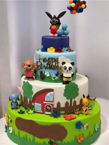 Torta scenografica bing - torta,