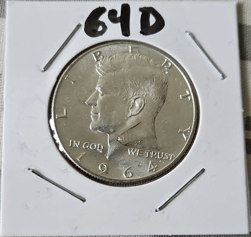 1964 kennedy mezzo dollaro - 1964-d,