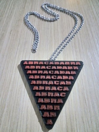 Necklace abracadabra amulet - necklace,